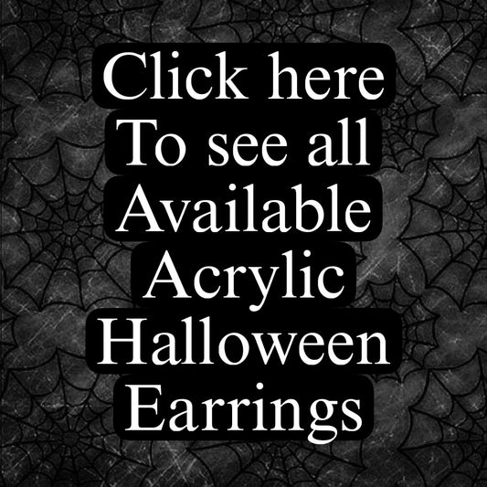 Halloween Acrylic Earrings