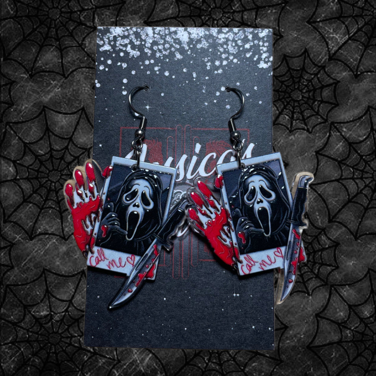Halloween Acrylic Earrings