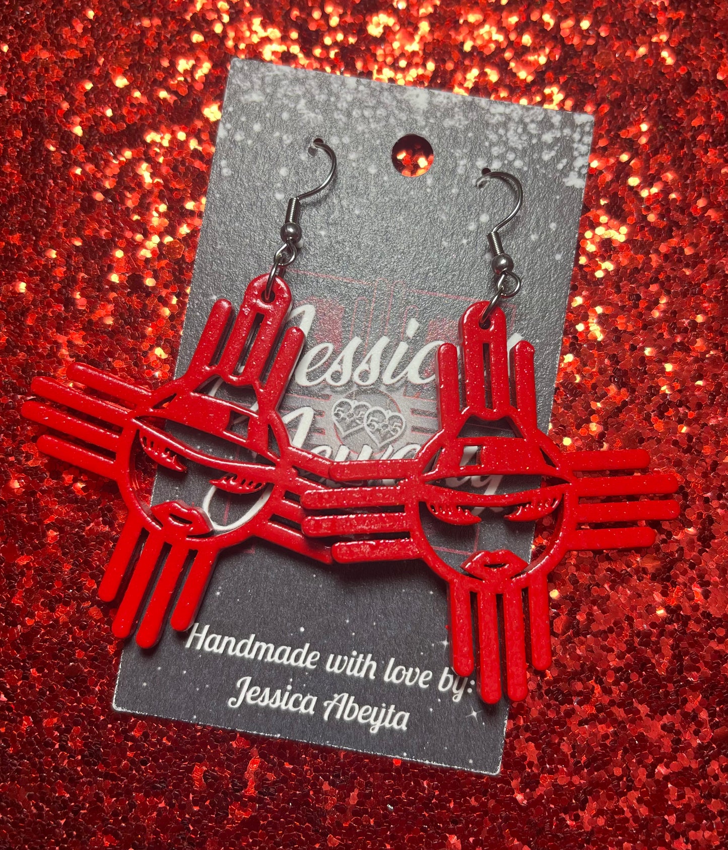 "Lowrider Chola Zia" Earrings