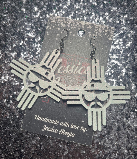 "Lowrider Cholo Zia" Earrings