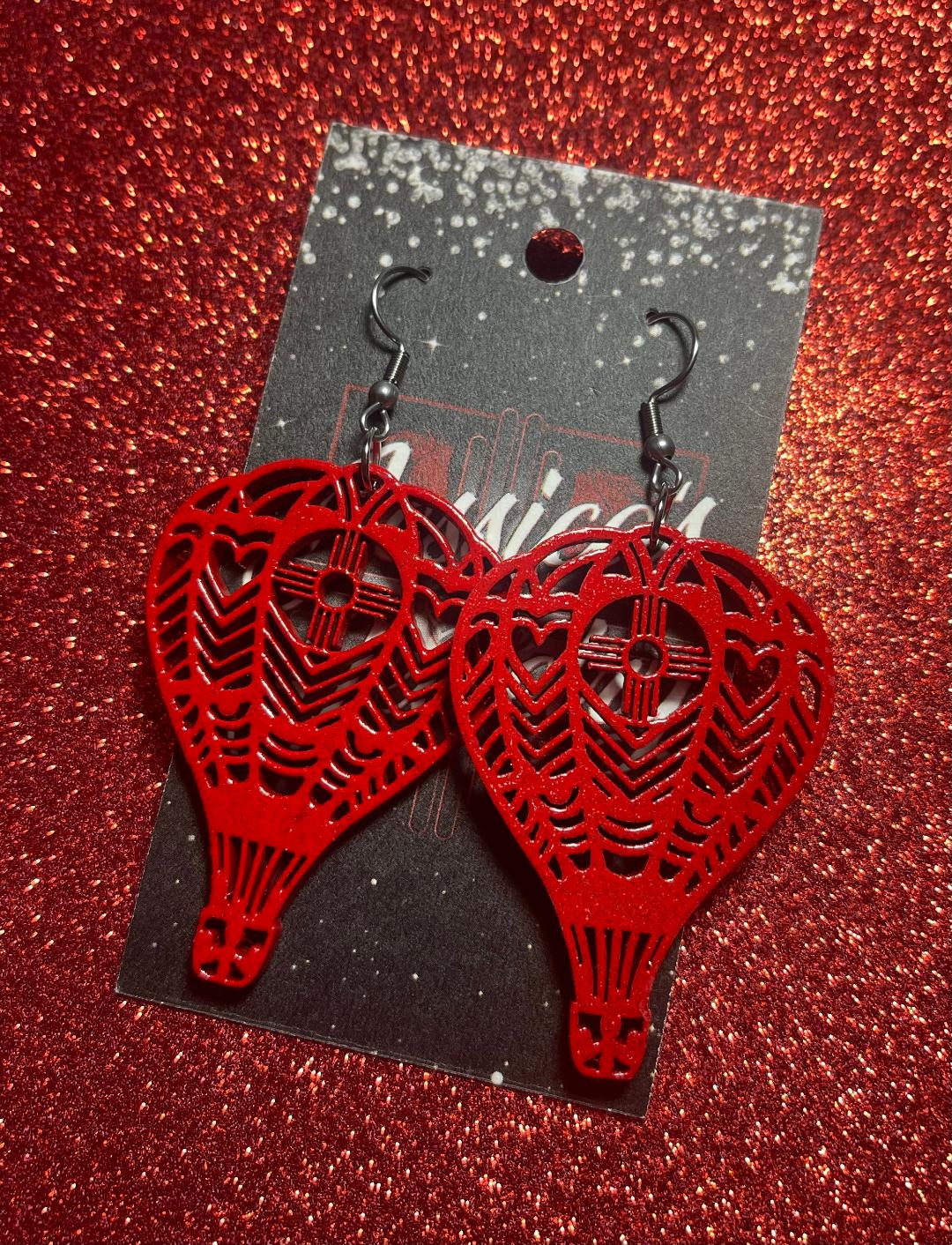 Hot Air Balloon with Zia earrings