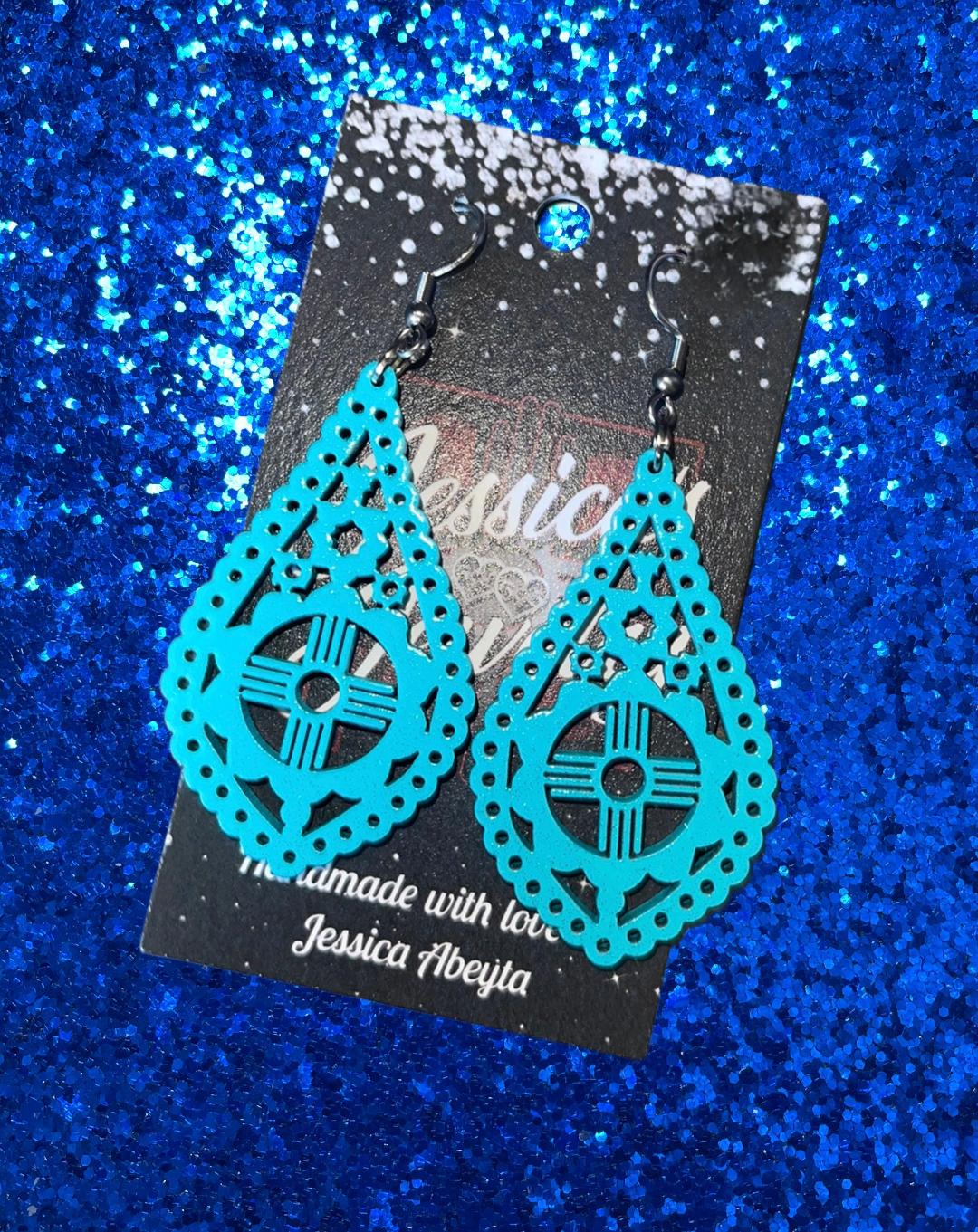 " Small Mandala Zia" Earrings
