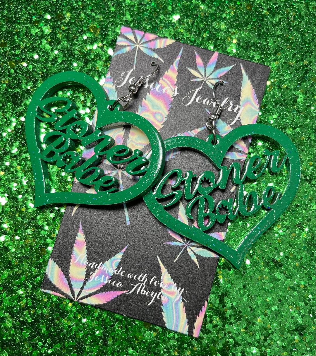 "Stoner Babe" Earrings