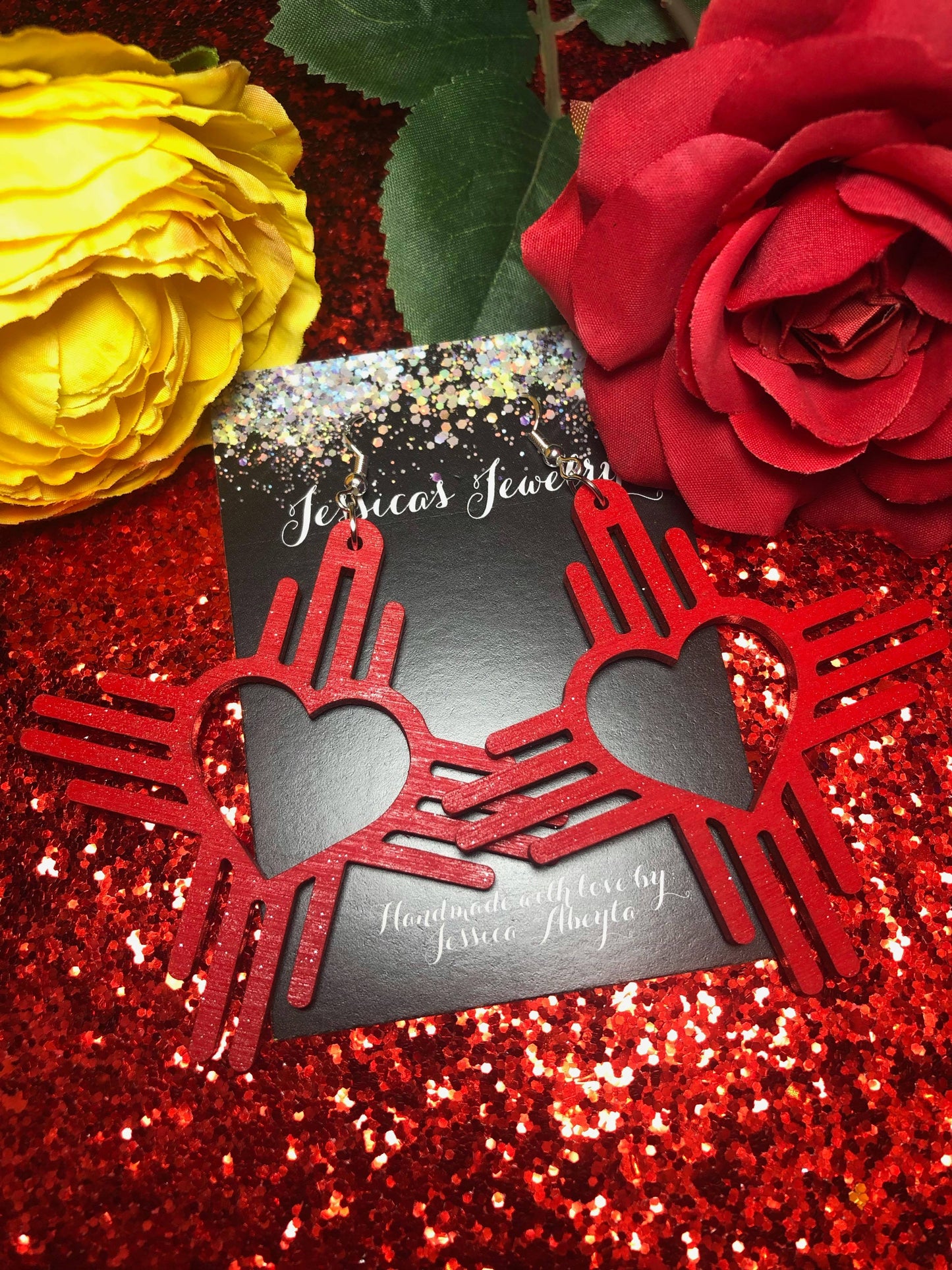 "Heart Zia" Earrings