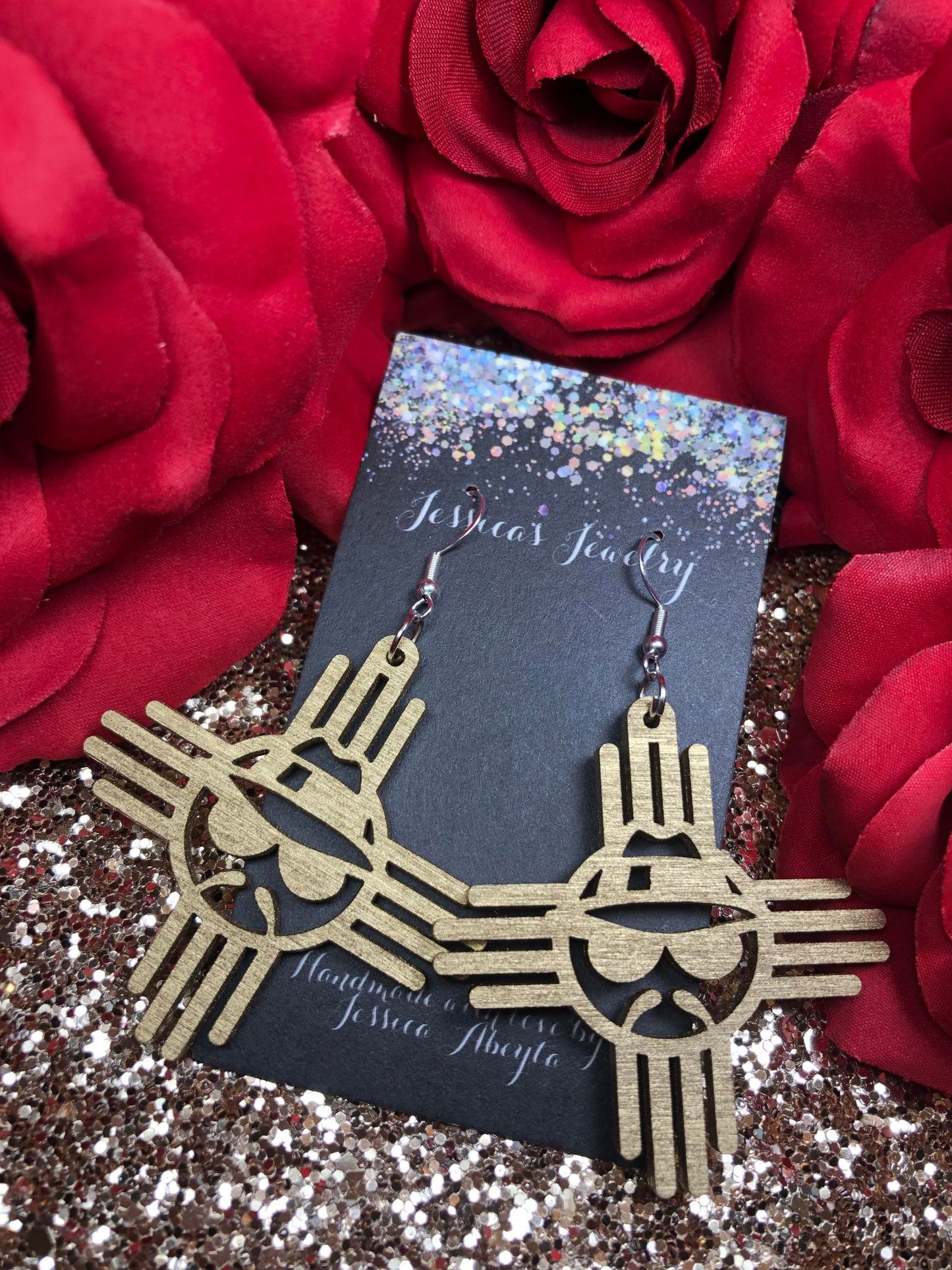 "Lowrider Cholo Zia" Earrings