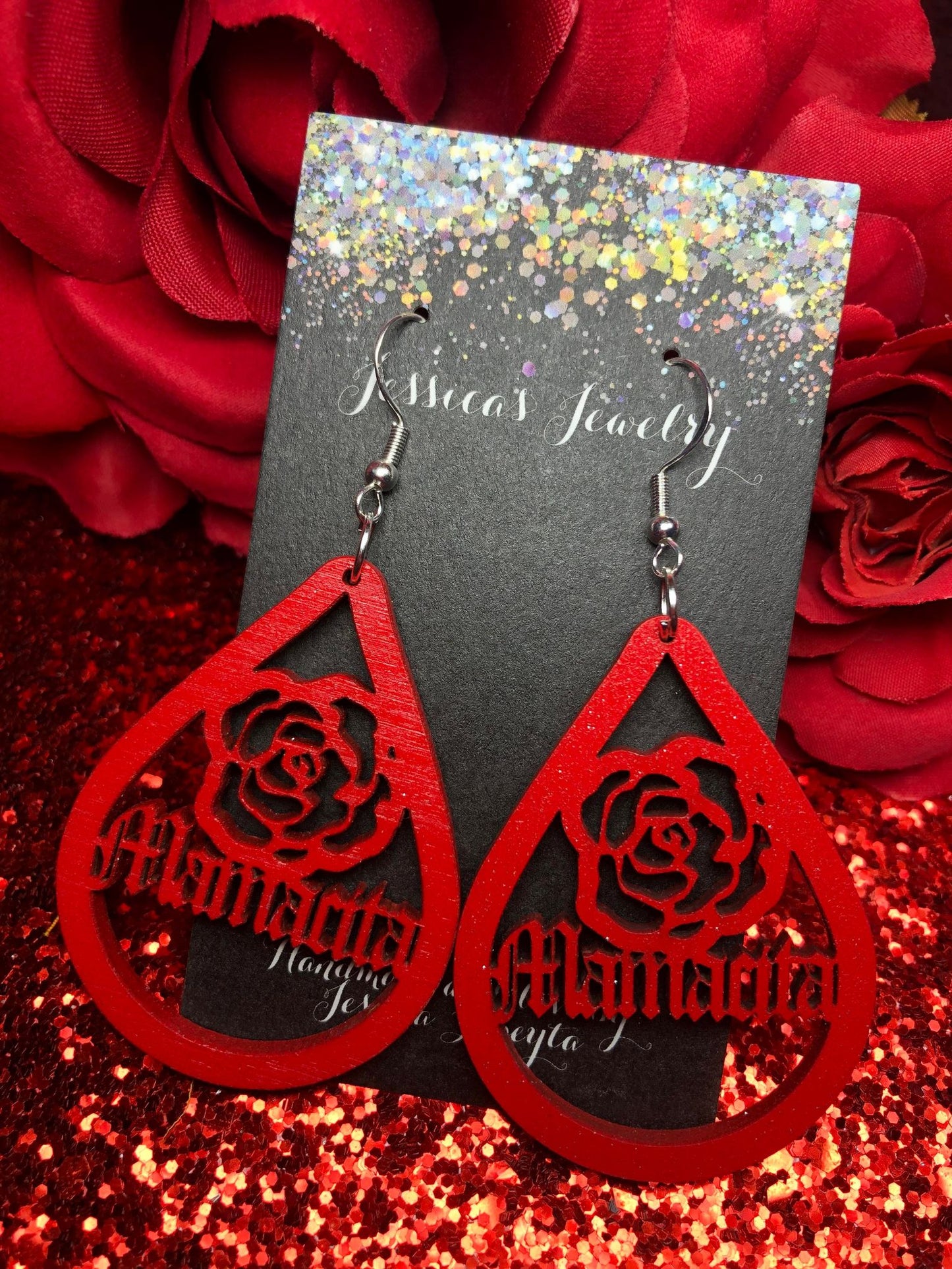 "Mamacita Teardrop" Earrings