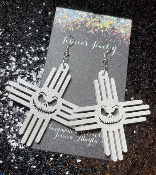 "Skeleton Zia" Earrings