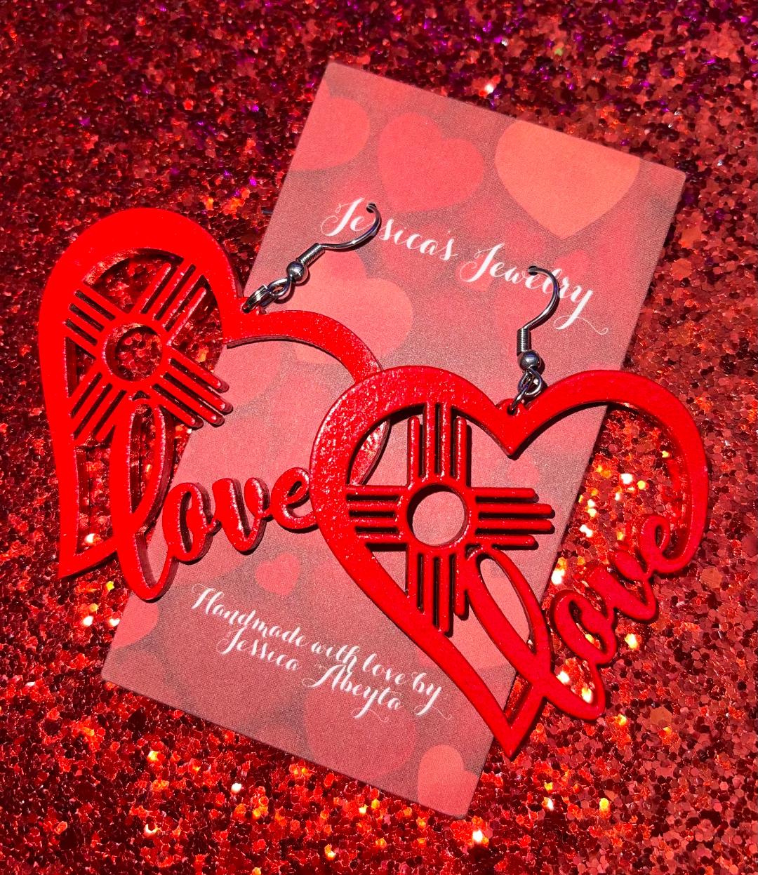 "Never ending Love" Zia Earrings