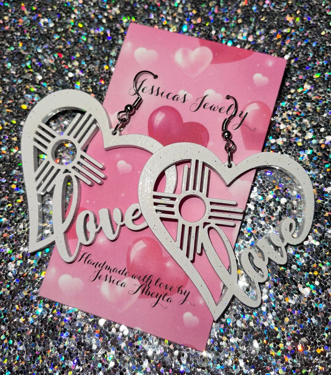 "Never ending Love" Zia Earrings