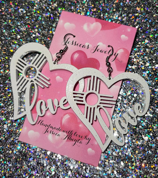 "Never ending Love" Zia Earrings
